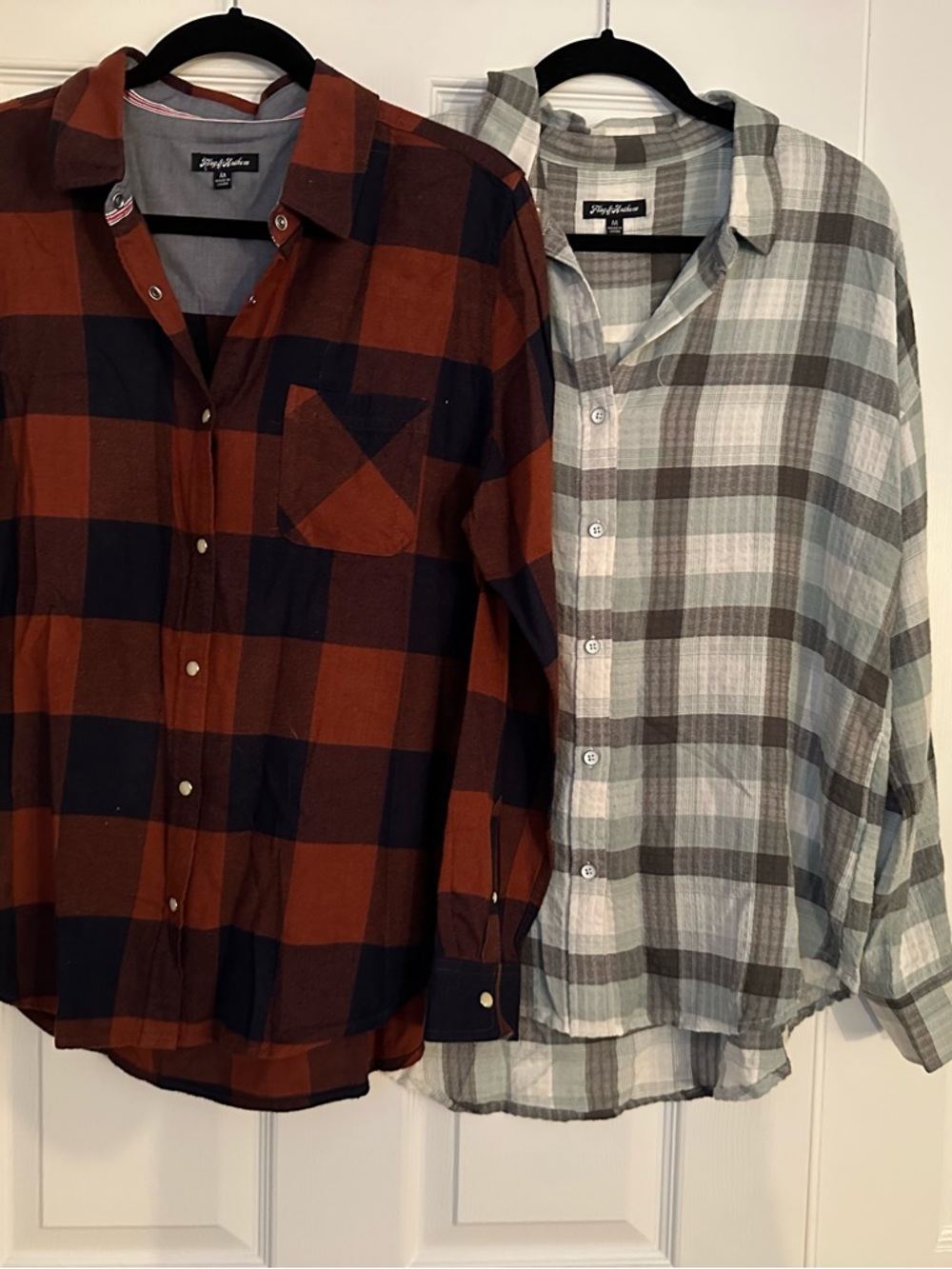Set of 2 Flag & Anthem Button-Down Shirts